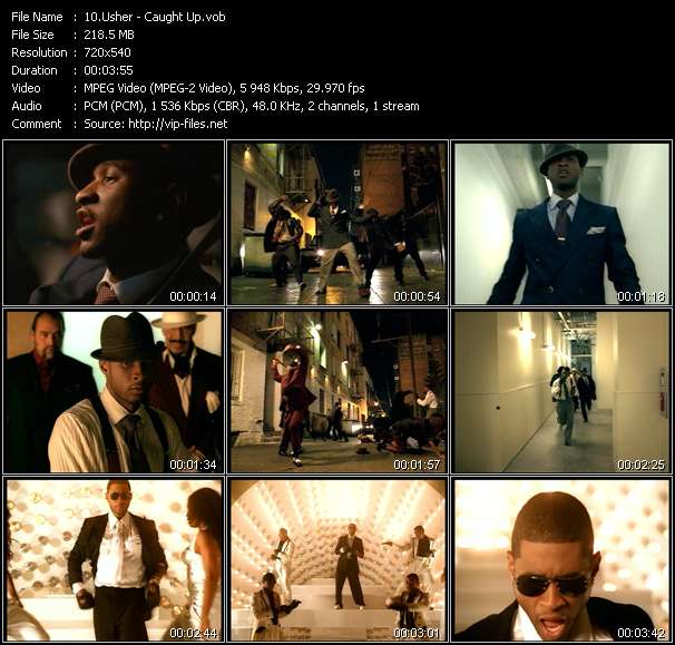 Usher video ”Caught Up” from dvd ”Urban Video February 2005”