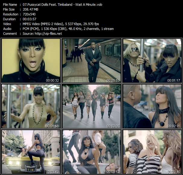 Pussycat Dolls Feat. Timbaland video ”Wait A Minute” from dvd ”Urban Video February 2007”