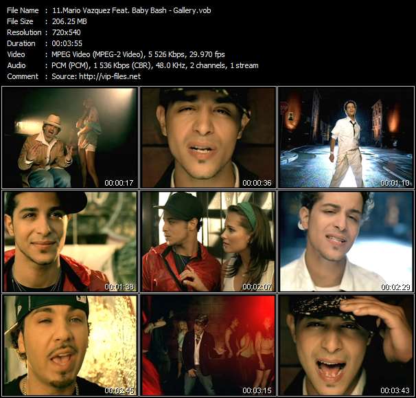 Mario Vazquez Feat. Baby Bash video ”Gallery” from dvd ”Urban Video February 2007”