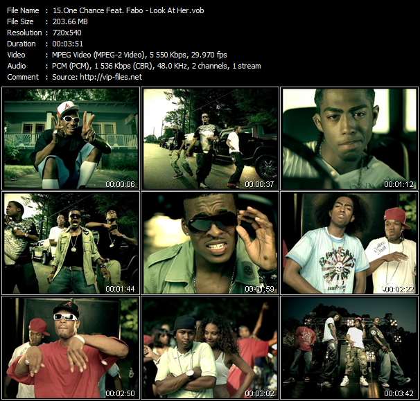 One Chance Feat. Fabo video ”Look At Her” from dvd ”Urban Video February 2007”