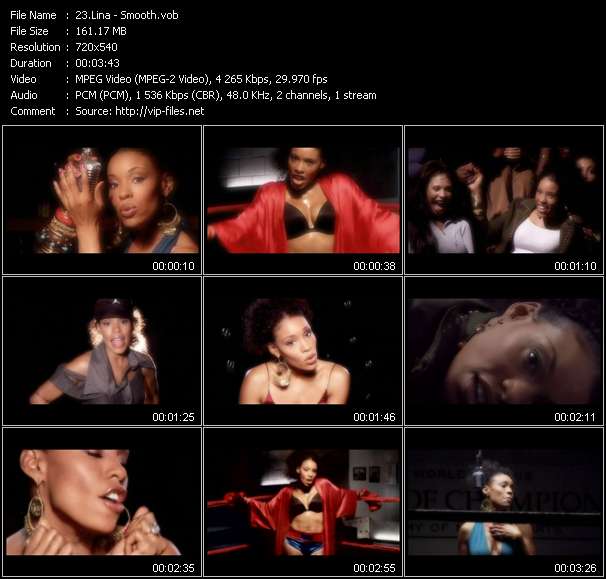 Lina video ”Smooth” from dvd ”Urban Video September 2005”