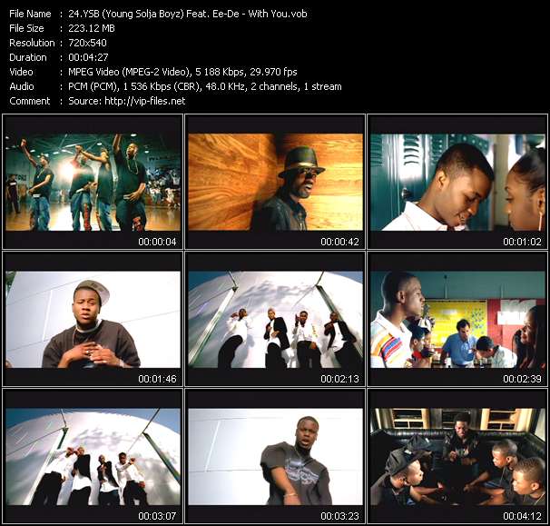 YSB (Young Solja Boyz) Feat. Ee-De video ”With You” from dvd ”Urban Video September 2005”