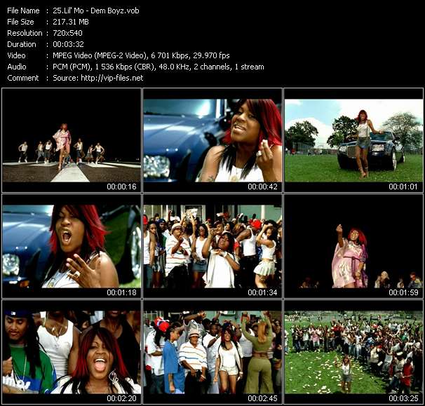 Lil' Mo video ”Dem Boyz” from dvd ”Urban Video September 2005”