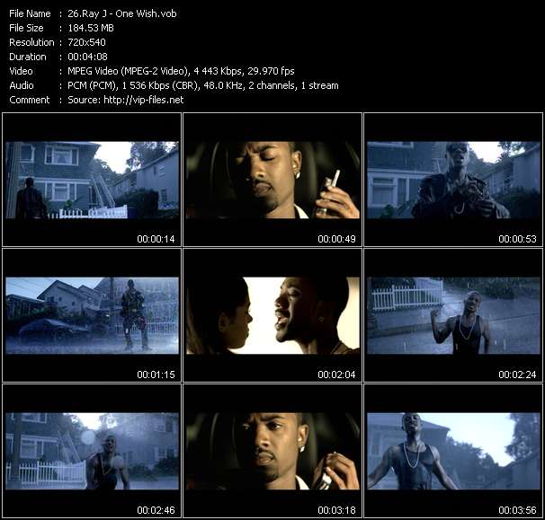 Ray J video ”One Wish” from dvd ”Urban Video September 2005”