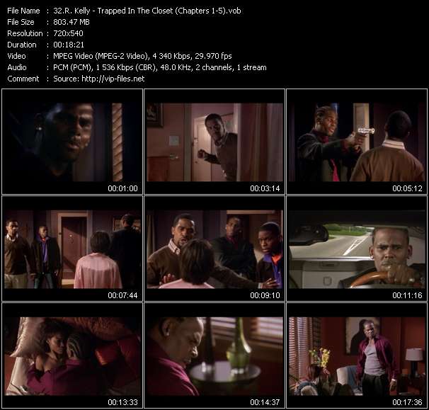 R. Kelly video ”Trapped In The Closet (Chapters 1-5)” from dvd ”Urban Video September 2005”