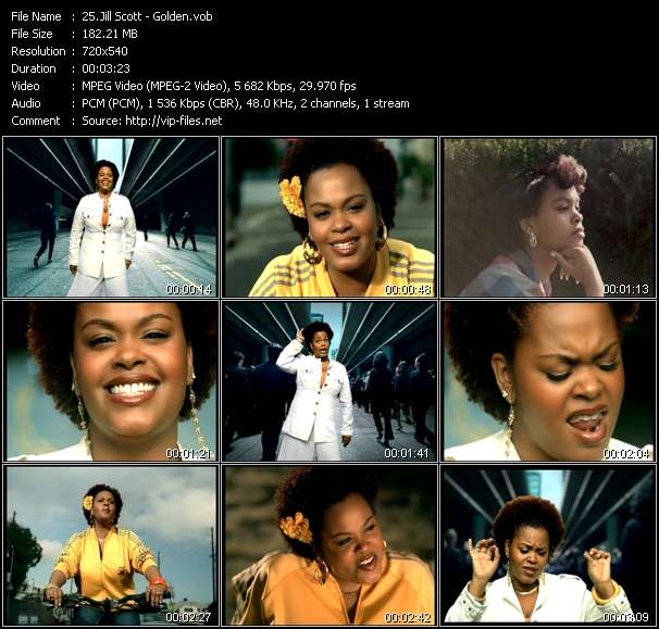 Jill Scott video ”Golden” from dvd ”Urban Video November 2004”