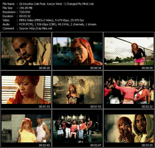 Keyshia Cole Feat. Kanye West video ”I Changed My Mind” from dvd ”Urban Video November 2004”