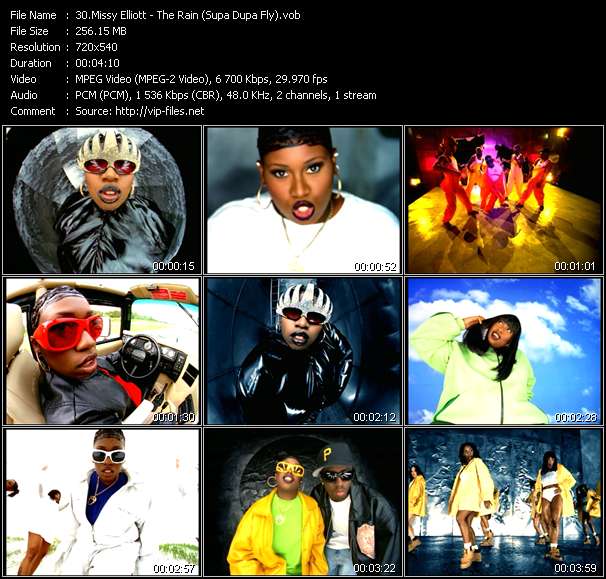 Missy Elliott video ”The Rain (Supa Dupa Fly)” from dvd ”Urban Video November 2004”