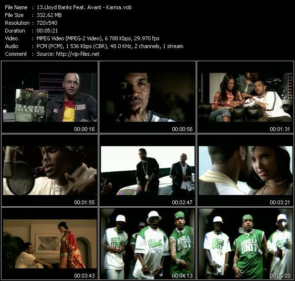 Lloyd Banks Feat. Avant video ”Karma” from dvd ”Urban Video December 2004”