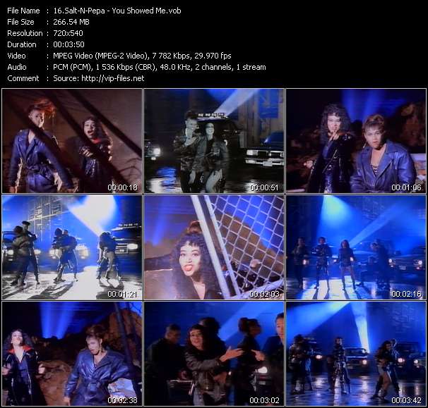 Salt-N-Pepa video ”You Showed Me” from dvd ”Rock America Dance January 1992”