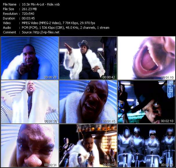 Sir Mix-A-Lot video ”Ride” from dvd ”Rock America Dance October 1994”