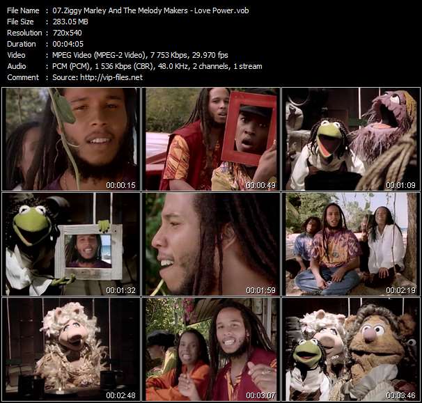 Download Urban Style Music Video: Ziggy Marley And The Melody Makers - Love Power 