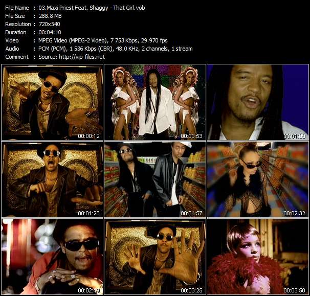 Download Urban Style Music Video: Maxi Priest Feat. Shaggy - That Girl 