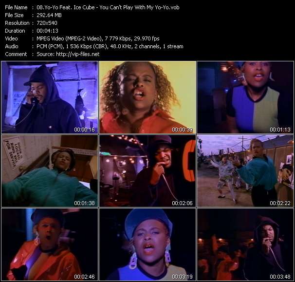 Yo-Yo Feat. Ice Cube video ”You Can't Play With My Yo-Yo” from dvd ”Rock America Urban April 1991”