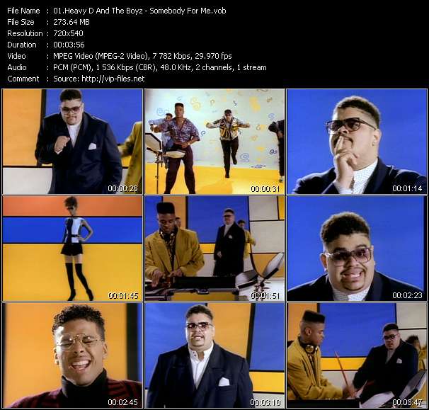 Heavy D And The Boyz video ”Somebody For Me” from dvd ”Rock America Urban June 1990”