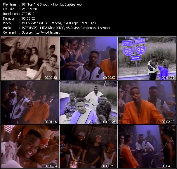 Nice And Smooth video ”Hip Hop Junkies” from dvd ”Rock America Urban September 1991”