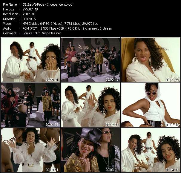 Salt-N-Pepa video ”Independent” from dvd ”Rock America Urban October 1990”