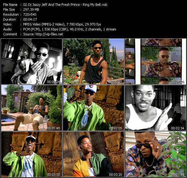 Dj Jazzy Jeff And The Fresh Prince video ”Ring My Bell” from dvd ”Rock America Urban November 1991”