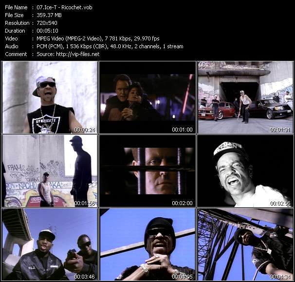 Ice-T video ”Ricochet” from dvd ”Rock America Urban November 1991”