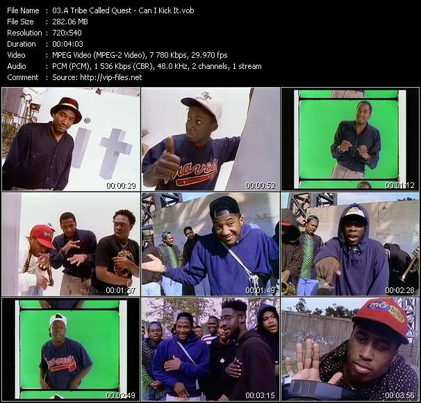 A Tribe Called Quest video ”Can I Kick It?” from dvd ”Rock America Urban December 1990”