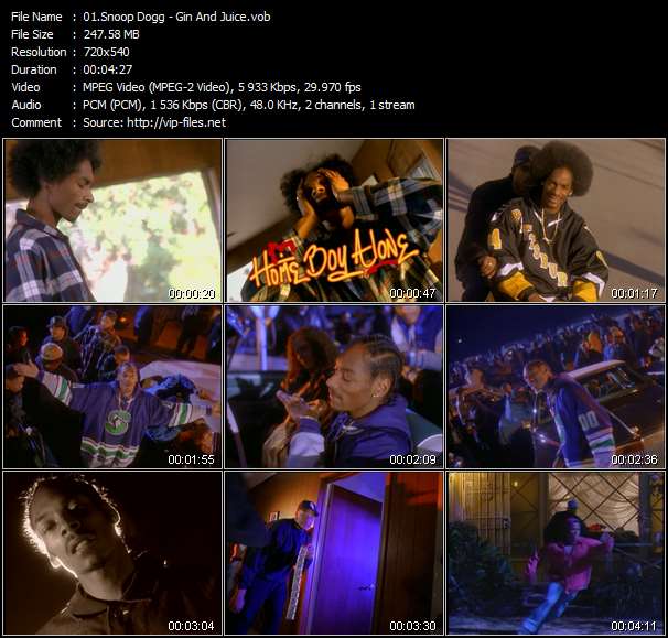 Snoop Dogg video ”Gin And Juice” from dvd ”Snoop Doggy Dogg. Doggystyle”