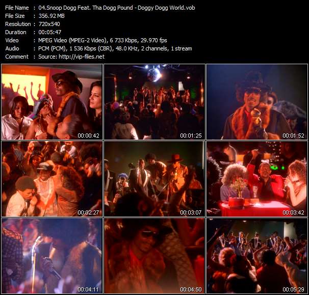 Snoop Dogg Feat. Tha Dogg Pound video ”Doggy Dogg World” from dvd ”Snoop Doggy Dogg. Doggystyle”
