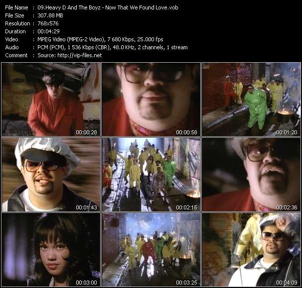 Heavy D And The Boyz video ”Now That We Found Love” from dvd ”The Video Pool UK August 1991”