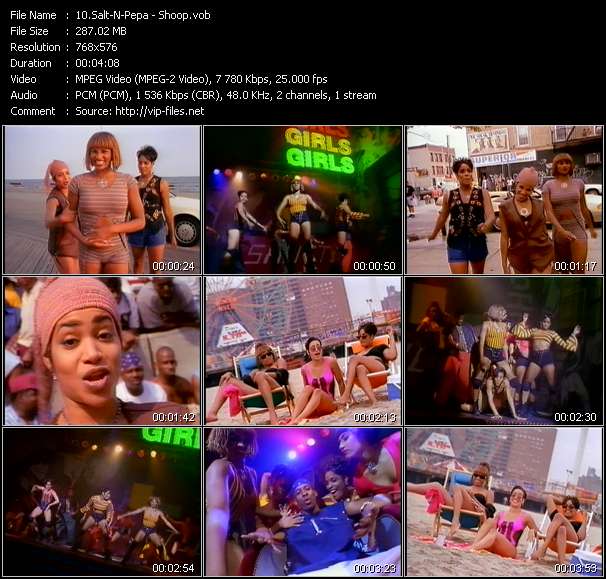 Salt-N-Pepa video ”Shoop” from dvd ”The Video Pool UK October 1993”