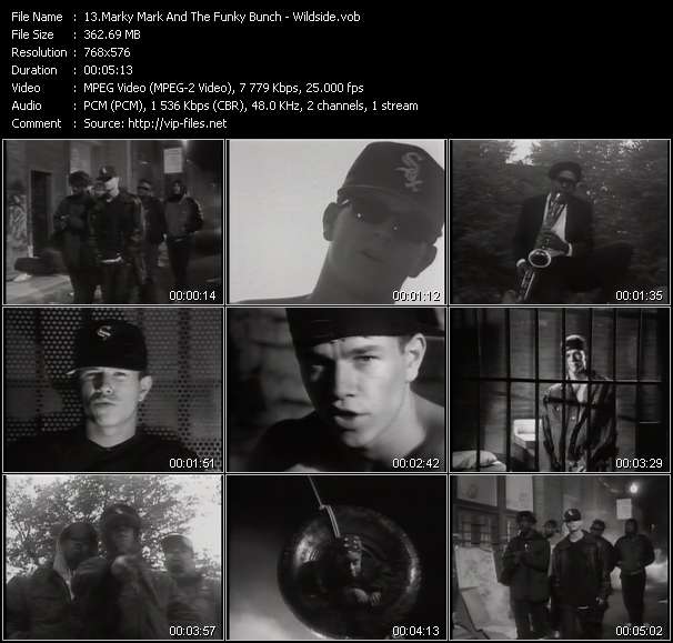 Marky Mark And The Funky Bunch video ”Wildside” from dvd ”The Video Pool UK November 1991”