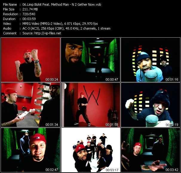 Limp Bizkit Feat. Method Man video ”N 2 Gether Now” from dvd ”Limp Bizkit. Greatest Videoz”