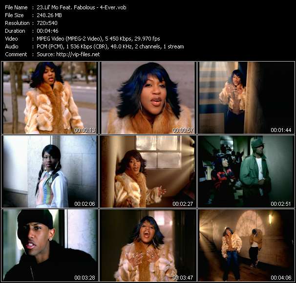 Lil' Mo Feat. Fabolous video ”4-Ever” from dvd ”Hot Video June 2003”