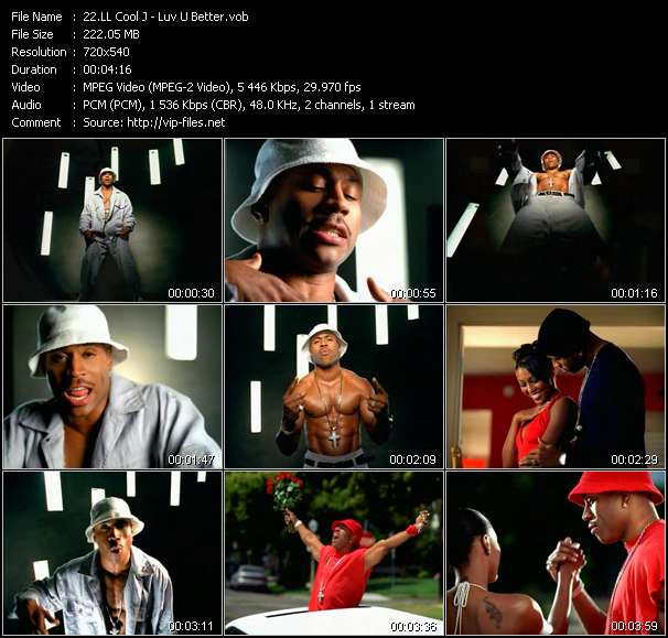 LL Cool J video ”Luv U Better” from dvd ”Hot Video October 2002”