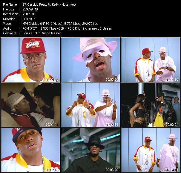 Cassidy Feat. R. Kelly video ”Hotel” from dvd ”Hot Video December 2003”