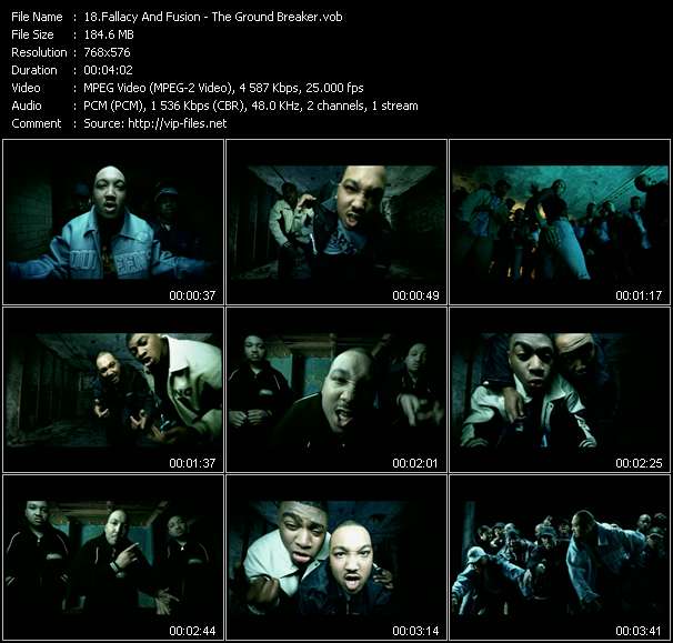 Fallacy And Fusion video ”The Ground Breaker” from dvd ”UK Chart Video June 2002”