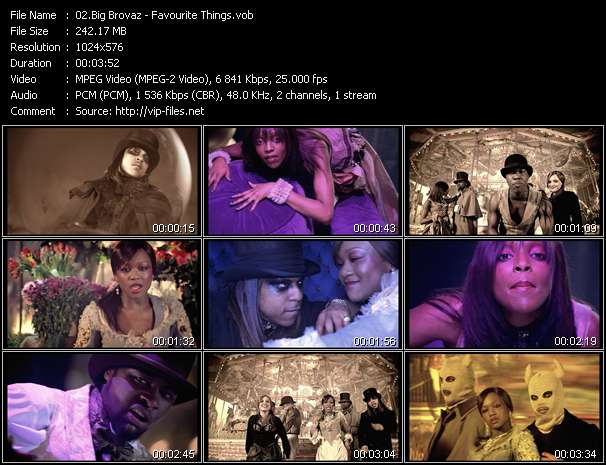 Big Brovaz video ”Favourite Things” from dvd ”UK Chart Video June 2003”