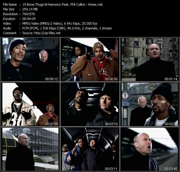 Bone Thugs-N-Harmony Feat. Phil Collins video ”Home” from dvd ”UK Chart Video June 2003”