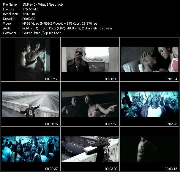 Ray J video ”What I Need” from dvd ”Urban Video April 2006”
