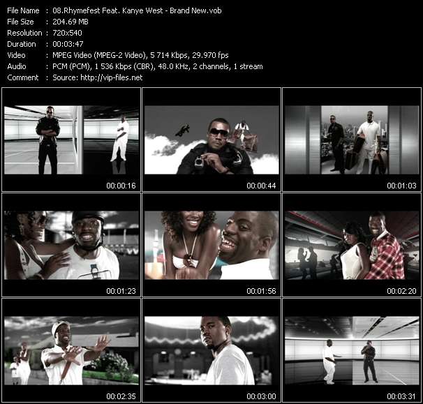 Rhymefest Feat. Kanye West video ”Brand New” from dvd ”Urban Video November 2005”