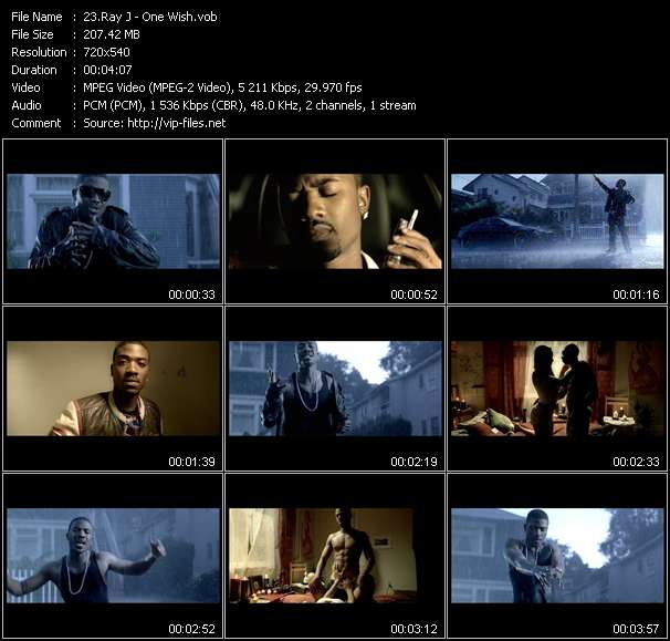 Ray J video ”One Wish” from dvd ”Urban Video December 2005”