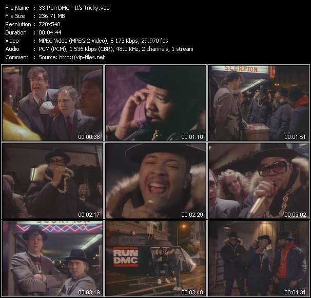 Run DMC video ”It's Tricky” from dvd ”Urban Video December 2005”