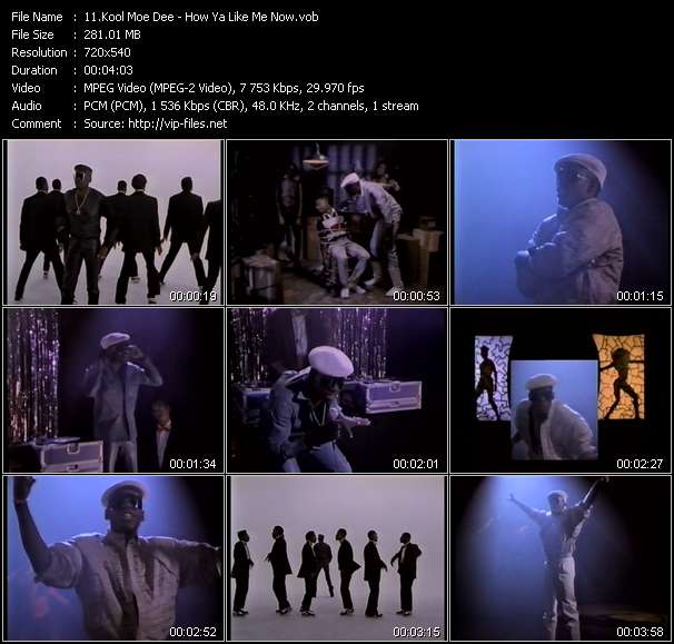 Kool Moe Dee video ”How Ya Like Me Now” from dvd ”Rock America Dance December 1987”