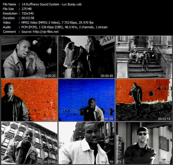 Ruffnexx Sound System video ”Luv Bump” from dvd ”Rock America Mainstream February 1995”