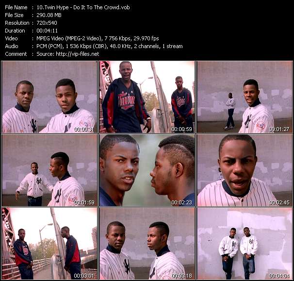 Twin Hype video ”Do It To The Crowd” from dvd ”Rock America Urban July 1989”