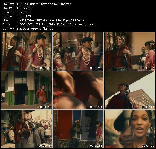 Les Nubians video ”Temperature RIsing” from dvd ”ETV Network Vital Hitz 2069 June 2003”