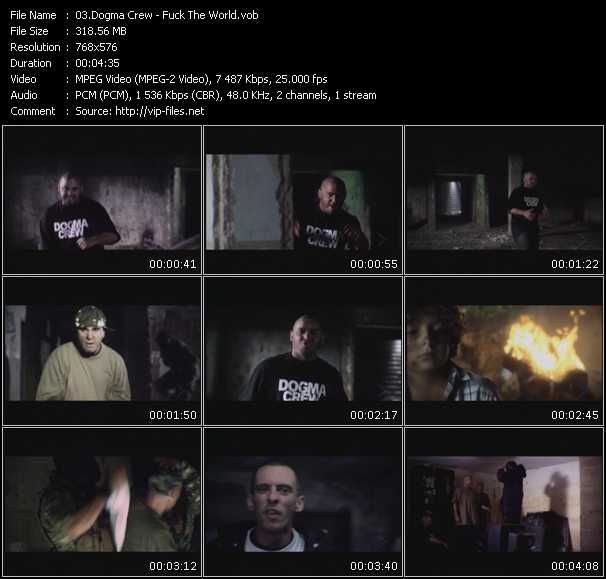 Dogma Crew video ”Fuck The World” from dvd ”MixMash Urban March 2009”