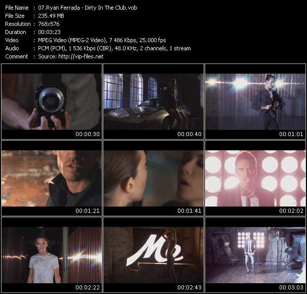 Ryan Ferrada video ”Dirty In The Club” from dvd ”MixMash Urban March 2009”