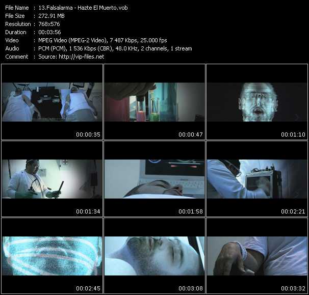 Falsalarma video ”Hazte El Muerto” from dvd ”MixMash Urban March 2009”
