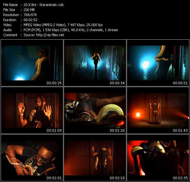 K'dre video ”Staranimals” from dvd ”MixMash Urban March 2009”