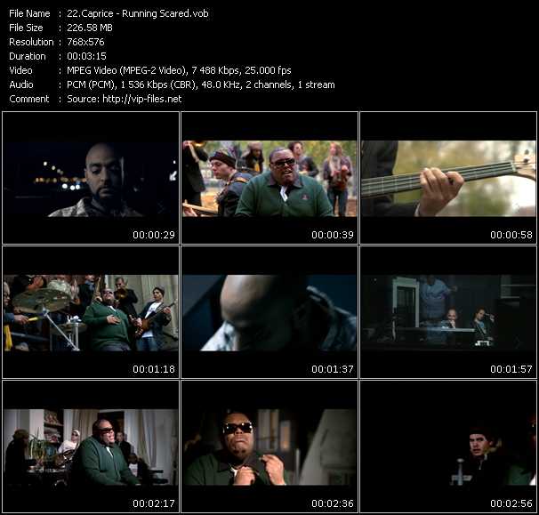 Caprice video ”Running Scared” from dvd ”MixMash Urban March 2009”