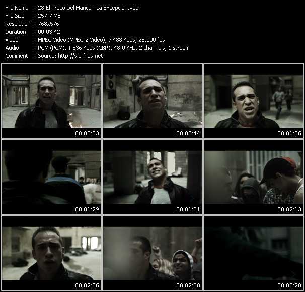 El Truco Del Manco video ”La Excepcion” from dvd ”MixMash Urban March 2009”